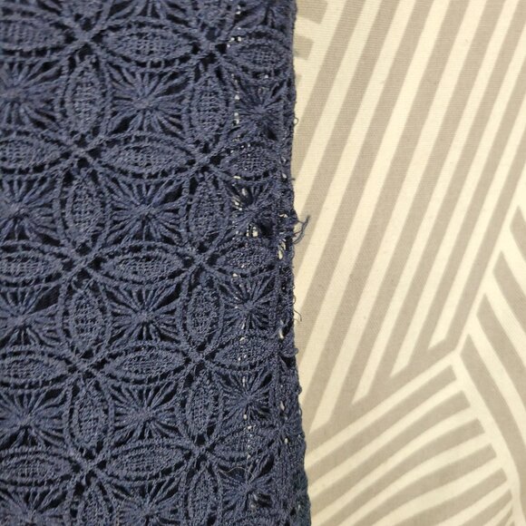 Joseph Ribkoff Dress 12 Lace Shift Special Event Party Navy Blue Knee Length - Picture 6 of 8